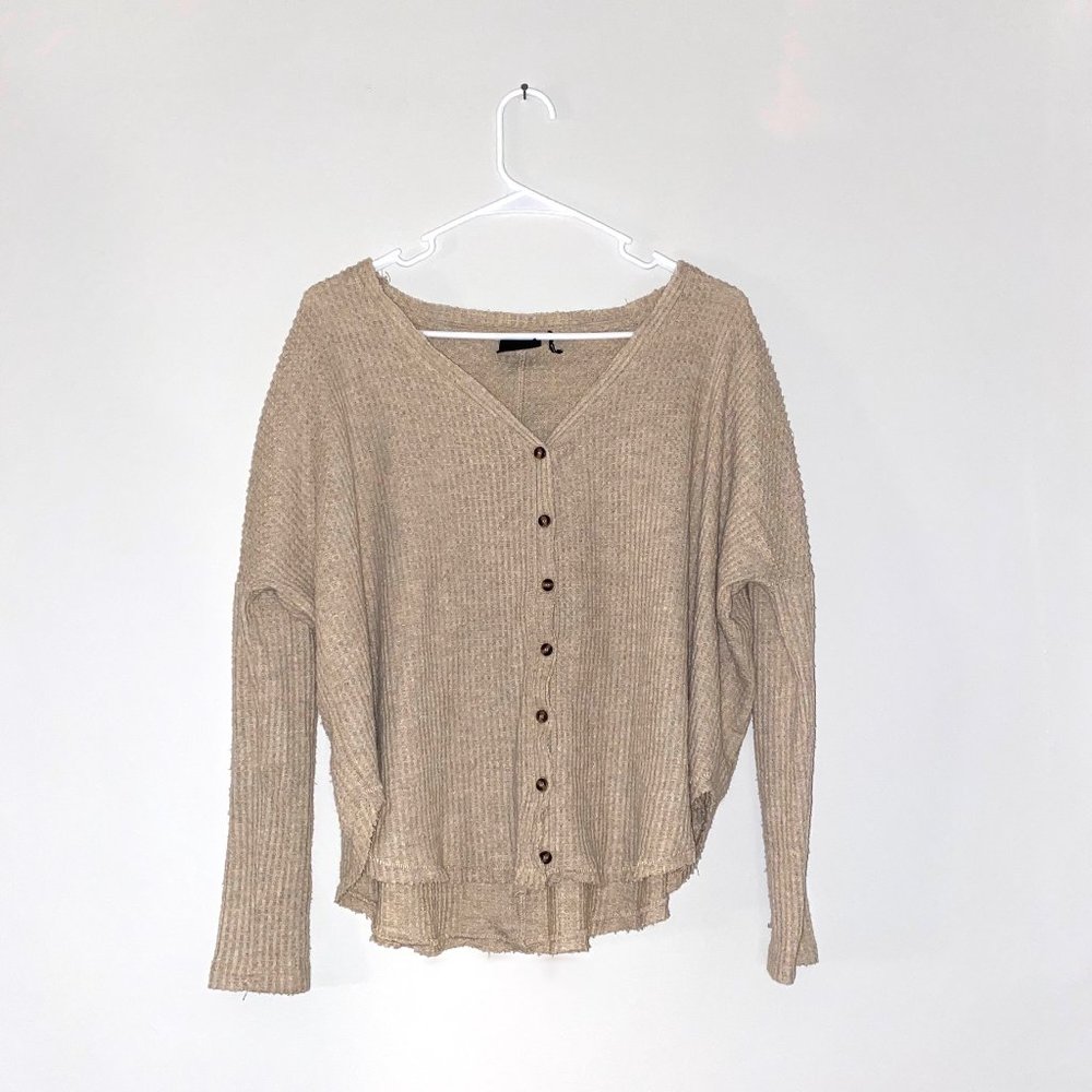 Urban Outfitters Thermal Waffle Top